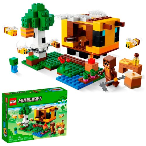 Конструктор LEGO 21241 Minecraft Пчелиный коттедж конструктор lego minecraft 21241 the bee cottage 254 дет