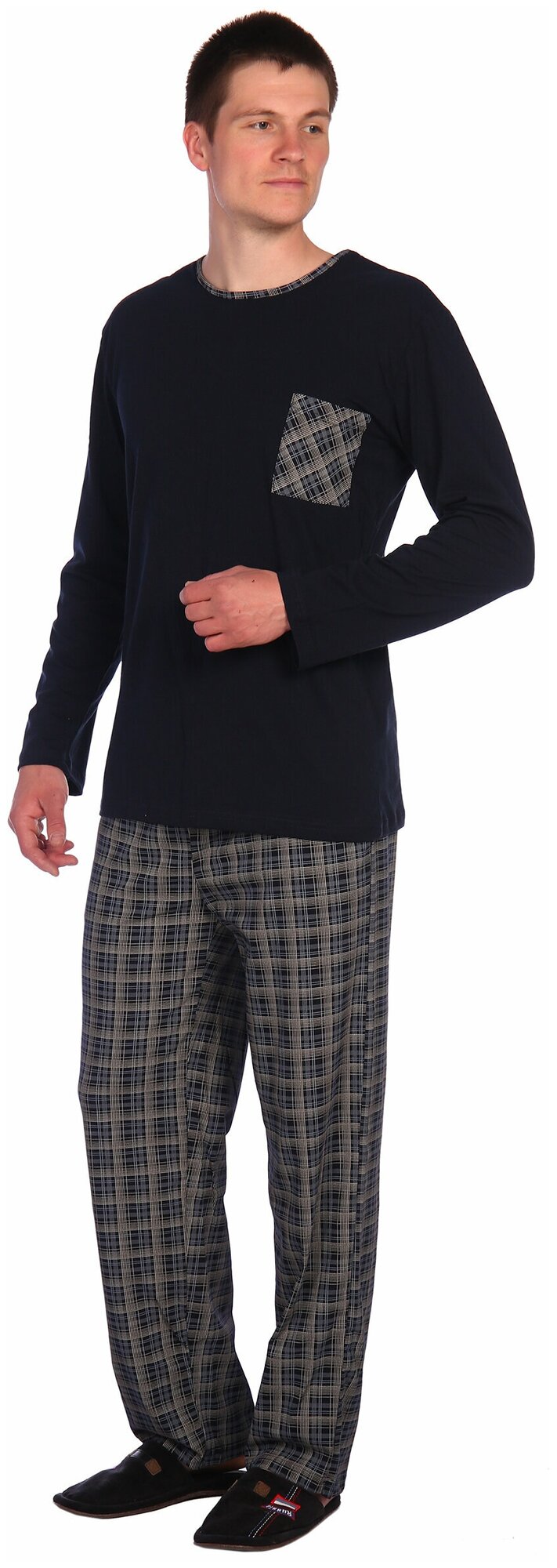 Домашний костюм пижама комплект брюки свитшот DomTeks - фотография № 2