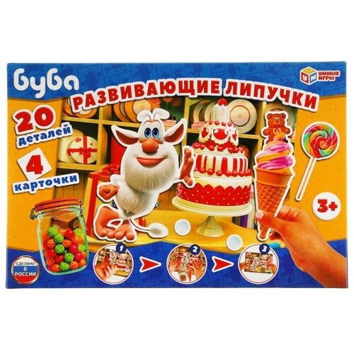 Умные игры Настольная игра с липучками «Буба»