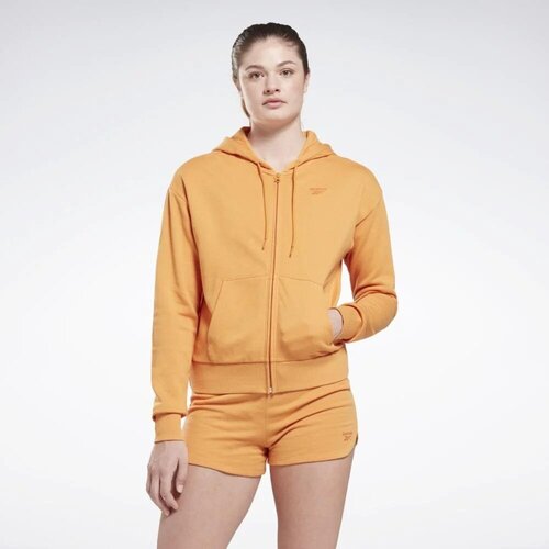 Толстовка Reebok Identity Small Logo French Terry Zip-Up Hoodie 2XS для женщин