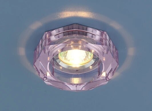 Точечный светильник 9120 PK/SL (розовый / серебряный) - фотография № 2