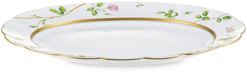 фото Тарелка закусочная Narumi Цветущая Роза 23 см, фарфор костяной