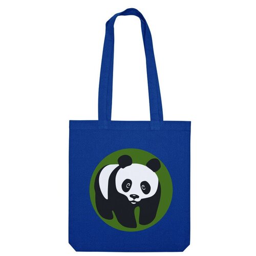Сумка шоппер Us Basic, синий сумка малышка панда серый