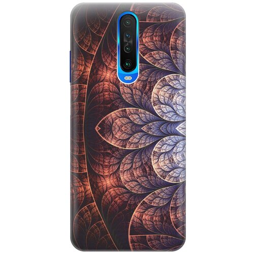 фото Re:pa чехол - накладка artcolor для xiaomi redmi k30 с принтом "умиротворенность"