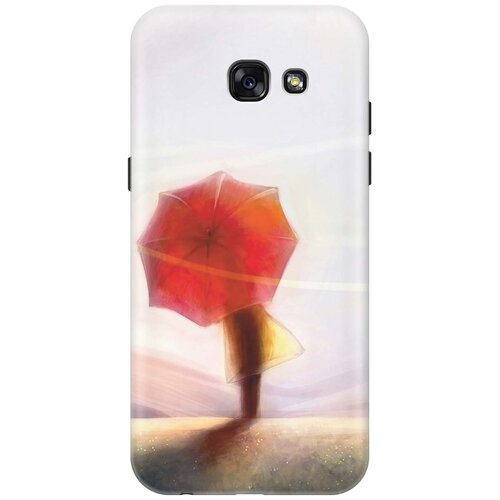 фото Re:paчехол - накладка artcolor для samsung galaxy a5 (2017) с принтом "красный зонтик"