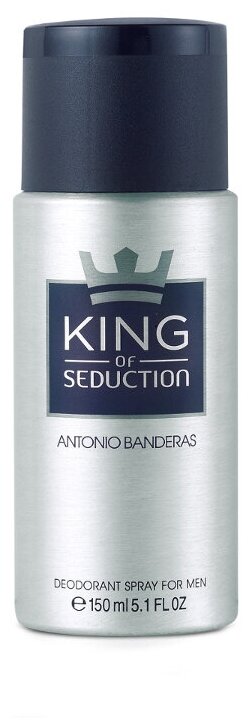 Antonio Banderas King Of Seduction Товар Дезодорант-спрей 150 мл Antonio Puig, S.A. ES - фото №1