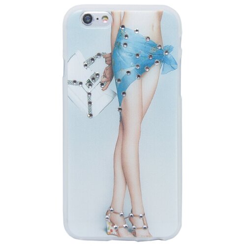 !Чехол-накладка для iPhone 6/6S стразы FASHION TPU