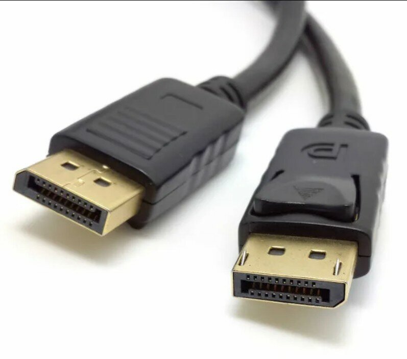 Кабель DisplayPort - DisplayPort черный 1.8м.