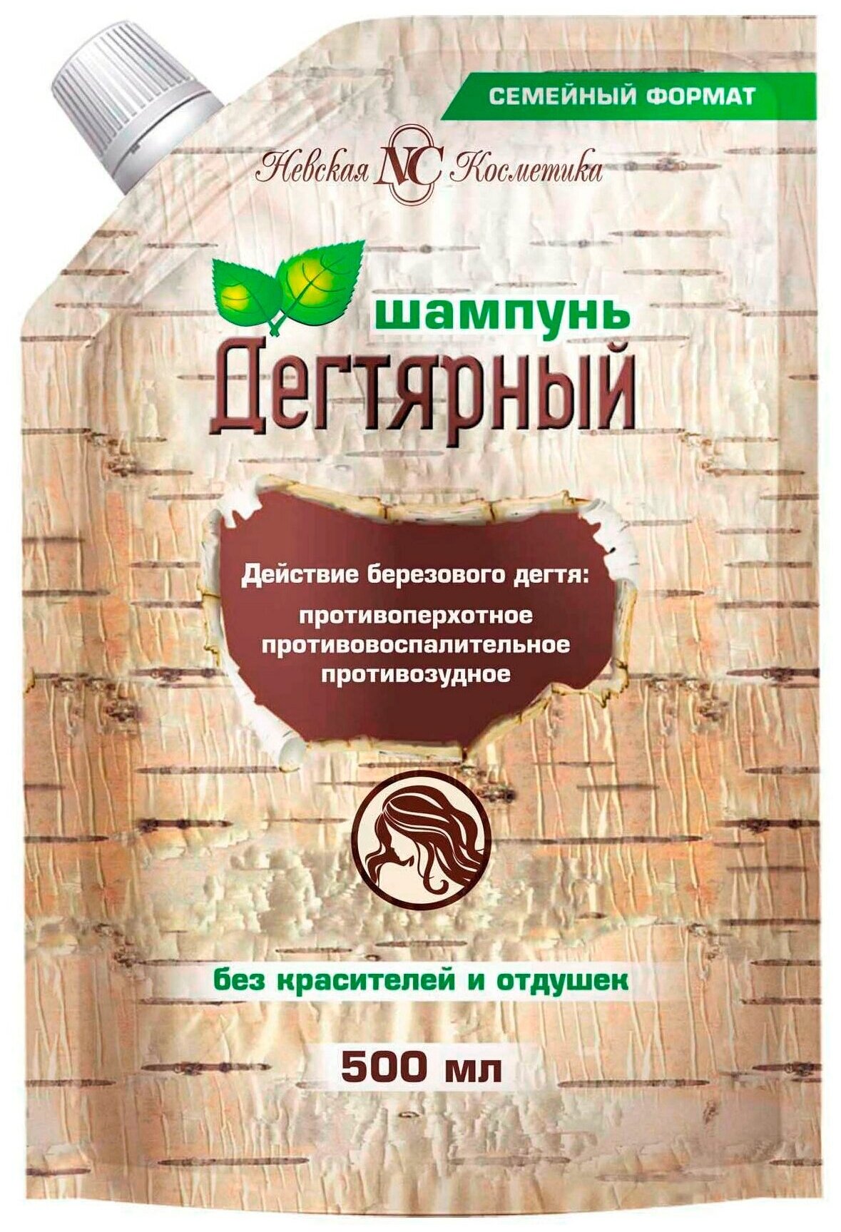 Невская Косметика шампунь Дегтярный 500 мл