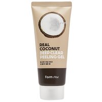 Farmstay пилинг-гель для лица Deep Clear Peeling Gel Real Coconut, 100 мл