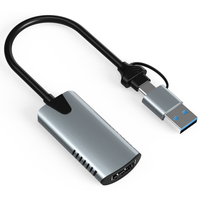 Конвертер PALMEXX VCAP-002 HDMI to USB-С+USB карта видеозахвата