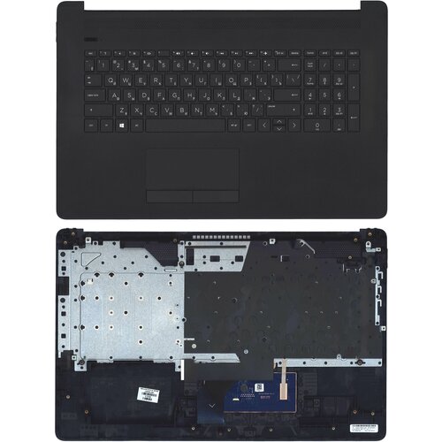Клавиатура keyboard для ноутбука HP 17-BY 17-CA топкейс черный 6494₽