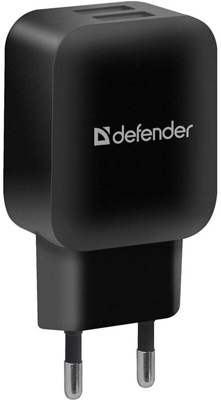 Зарядное устройство Defender EPA-13 2xUSB Black 83840