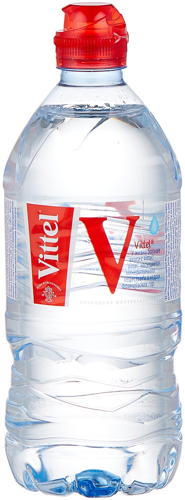 Минеральная вода Vittel негазированная, ПЭТ спорт, 6 шт. по 0.75 л - фотография № 4