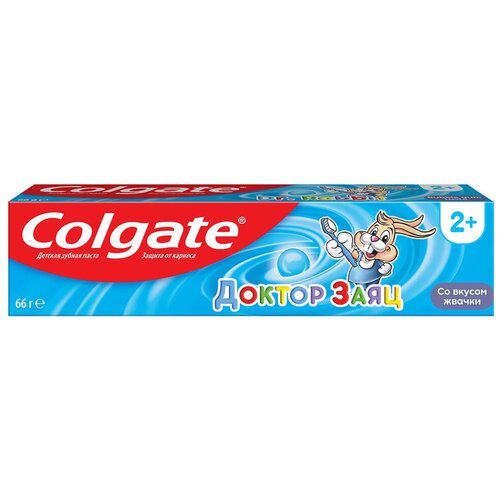 Зубная паста Colgate 50 мл Доктор Заяц вкус Жвачки детская - 1 штука