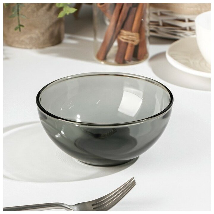 фото Салатник Basilico. Lava Grey, 450 мл, d=13 см, цвет серый