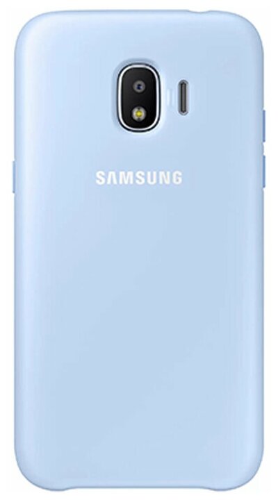 Чехол Samsung Dual Layer Cover для Galaxy J2 (2018) голубой