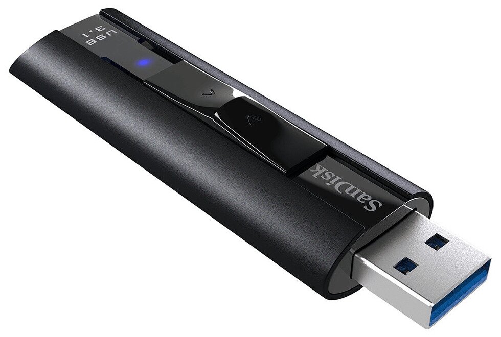 512GB USB3.1 typeA флеш накопитель Sandisk Extreme Pro SSD R/W 420/380 MB/s черный CZ880