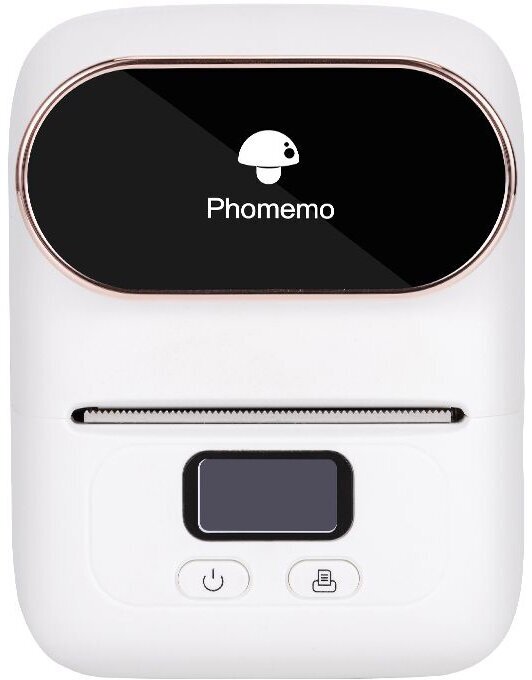 Термопринтер для печати этикеток c Bluetooth Phomemo M110 White