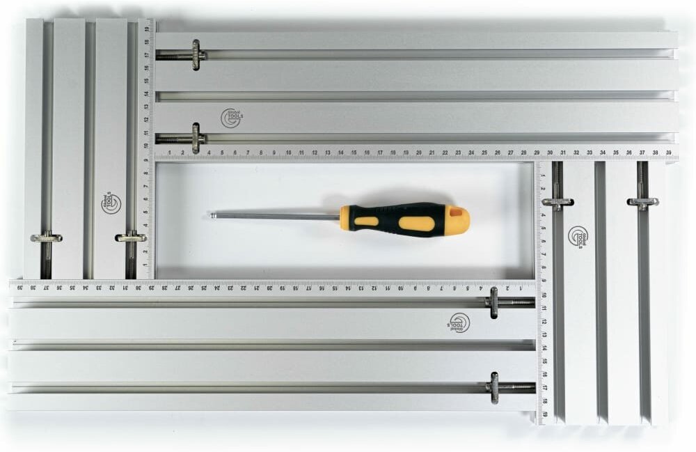 GlobalTOOLS Фрезерный шаблон 200x400 мм , KT RJ200400, 2,6 кг. GT-007-114-0003