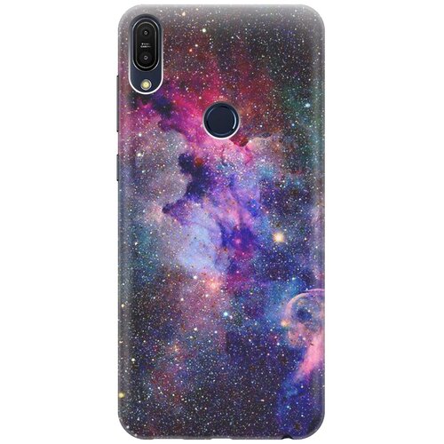 фото Gosso ультратонкий силиконовый чехол-накладка для asus zenfone max pro m1 (zb602kl) с принтом "открытый космос"