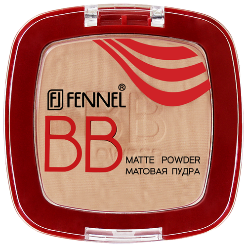 Fennel пудра компактная матовая ВВ Powder Mattifying ivory beigе 8 г