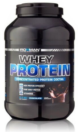 Ironman, Whey Protein, банка 2кг (Шоколад)