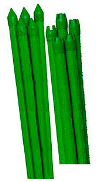 Поддержка для растений GREEN APPLE металл в пластике стиль бамбук 60cм ø 8мм набор 5шт GCSB-8-60