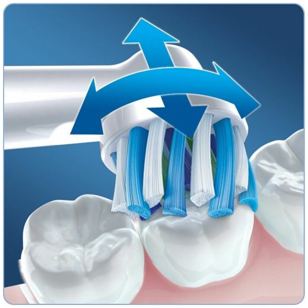 8 насадок для зубных щеток Oral-B Cross Action EB 50-8, насадки средней жесткости для ежедневной чистки - фотография № 20