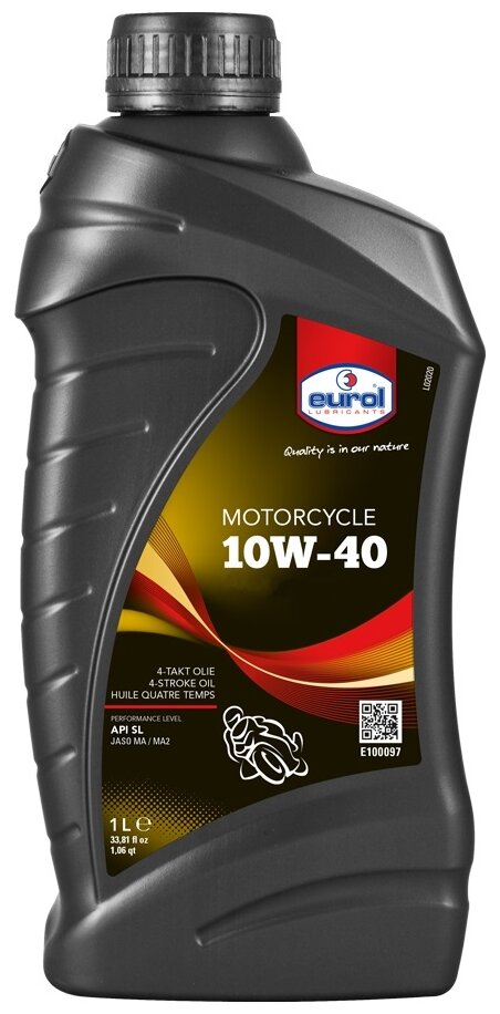 Синтетическое моторное масло Eurol Motorcycle 10W-40 Semi-synthetic