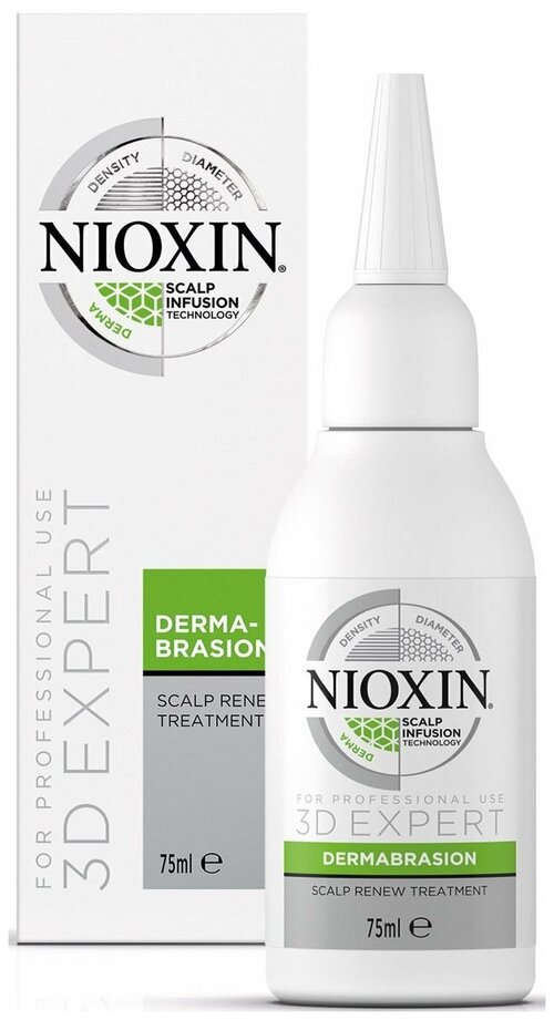 Nioxin Dermabrasion Scalp Renew Treatment Регенерирующий пилинг для кожи головы, 75 г, 75 мл, бутылка