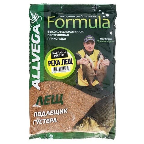 ALLVEGA Прикормка Allvega Formula River Bream, река лещ, 900 г прикормка allvega formula river bream 0 9кг река лещ 10 штук