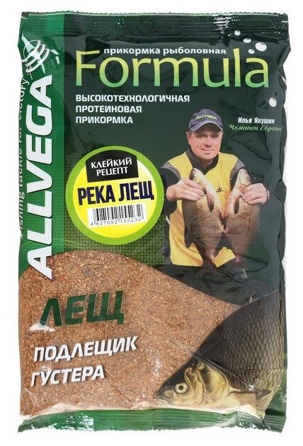 ALLVEGA Прикормка Allvega Formula River Bream, река лещ, 900 г