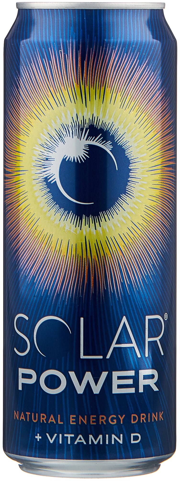 Энергетический напиток Solar Power (Солар Пауэр) c витамином D 0,45 л х 24 банки - фотография № 2