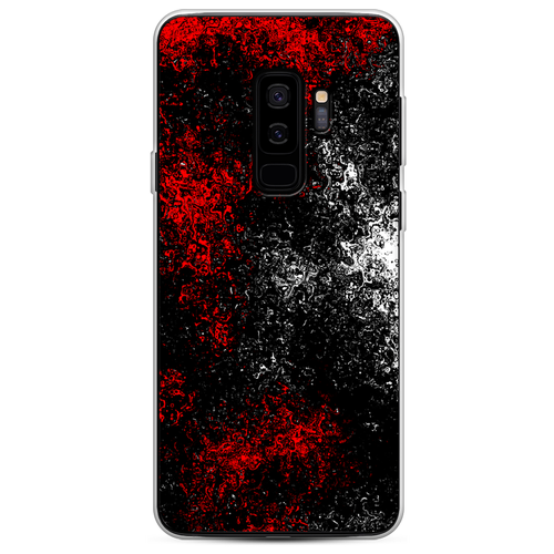 Силиконовый чехол на Samsung Galaxy S9 + / Самсунг Галакси С9 Плюс Монотипия пластиковый чехол рисунки на кофе на samsung galaxy s9 самсунг галакси с9 плюс