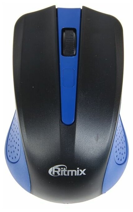 Мышь Ritmix RMW-555 черная.синяя, радио