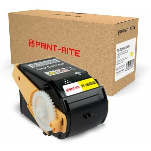 Print-Rite PR-106R02608 картридж лазерный (Xerox 106R02608) желтый 4500 стр