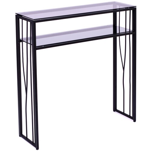 Столик 1124-CB grey черный муар AllConsoles 80x25x80