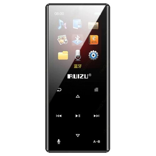HiFi плеер RUIZU D29 16 Гб, Bluetooth, черный,