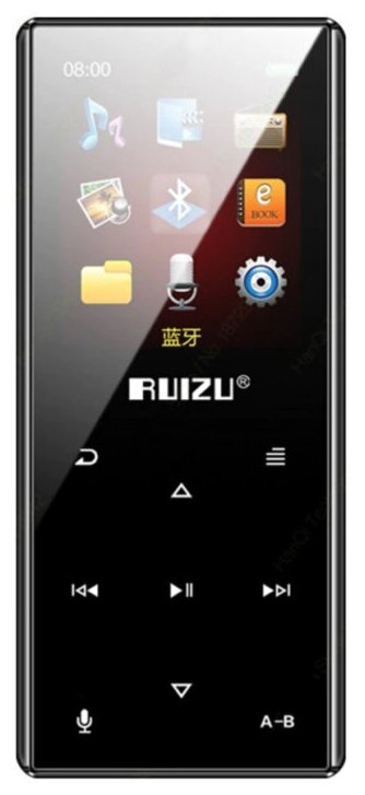 HiFi плеер RUIZU D29 16 Гб Bluetooth черный