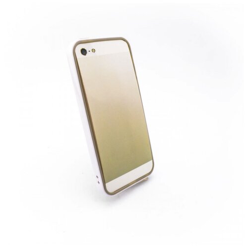 фото Силиконовый чехол x-doria для iphone 5/5s new bump symphony border series - elegant white