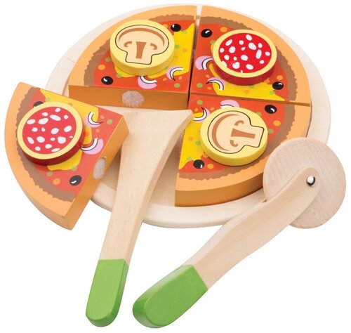 Набор продуктов с посудой New Classic Toys Пицца 10586
