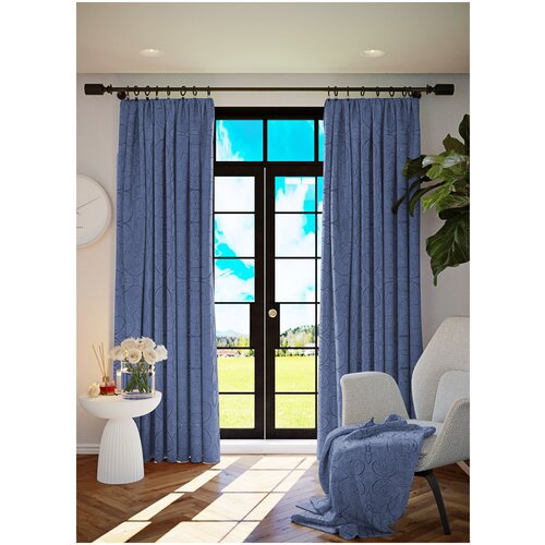 Портьеры Kismet Textile Турция комплект из 2х штор 400ш х 270в