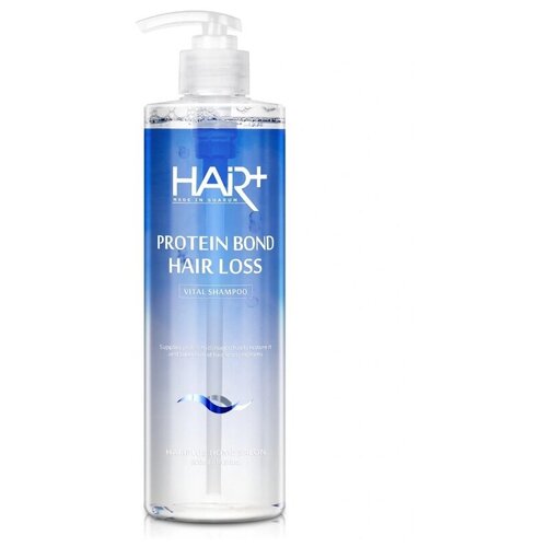 Купить HAIR PLUS Восстанавливающий шампунь против выпадения волос Protein Bond Hair Loss Vital Shampoo, 500 мл, Hair+
