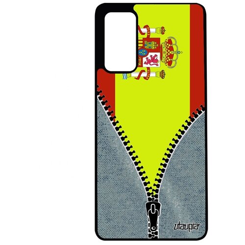 фото Чехол для galaxy s20fe, "флаг испании на молнии" страна патриот utaupia