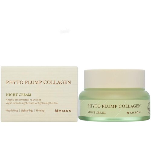 MIZON PHYTO PLUMP COLLAGEN DAY CREAM Ночной крем для лица с фитоколлагеном