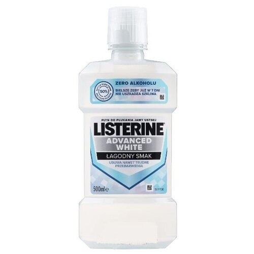 Ополаскиватель для полости рта LISTERINE ADVANCED WHITE 500мл.