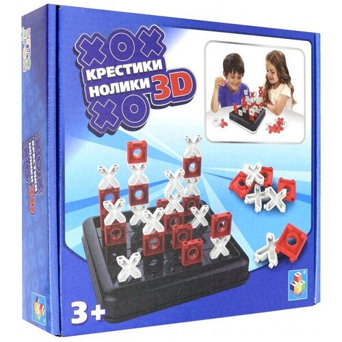 Настольная игра 1 Toy игродром ''Крестики-нолики'' 3D Т14945