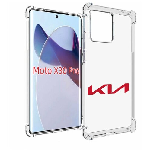 Чехол MyPads Kia-киа-3 для Motorola Moto X30 Pro задняя-панель-накладка-бампер