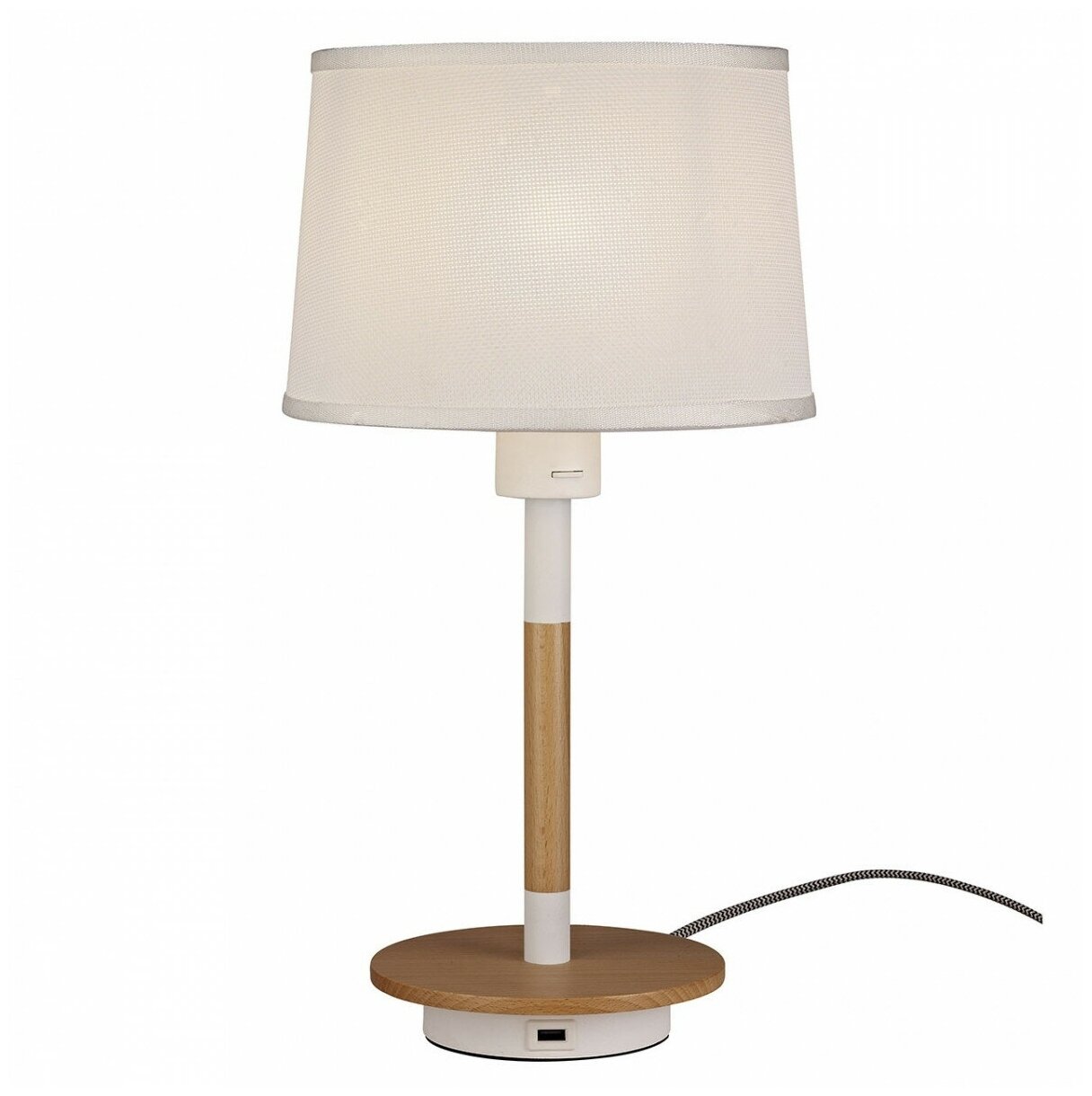 Лампа декоративная Mantra Nordica 2 5464, E27, 23 Вт, цвет арматуры: белый, цвет плафона/абажура: белый